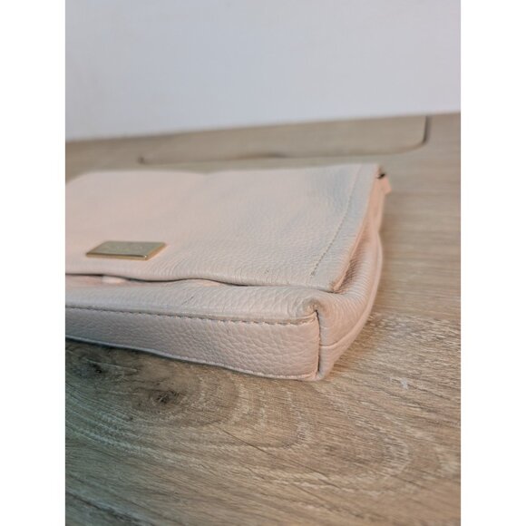 Kate Spade Leather Bag Small Flap Crossbody Purse Eggshell Strap Some Wear - Picture 4 of 10